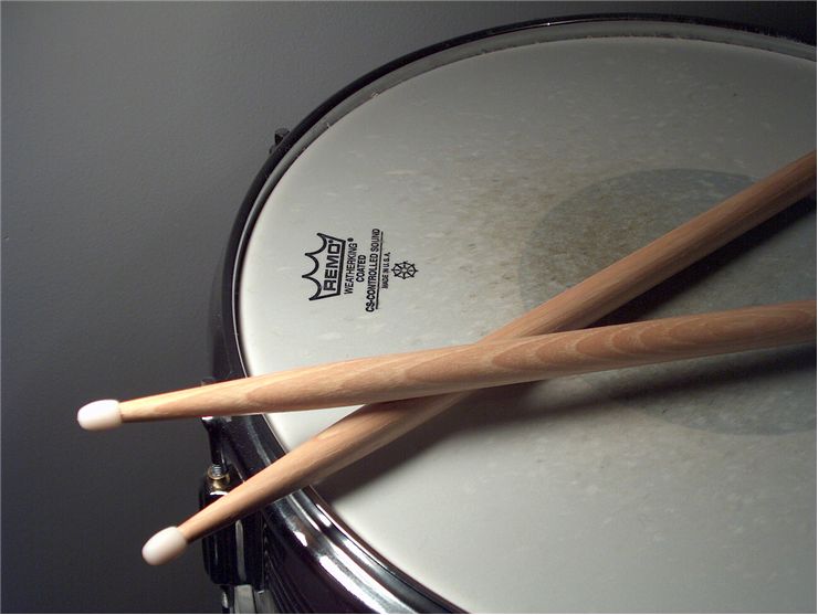 Snare Drum and Sticks